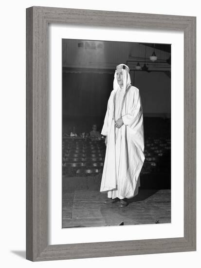 A Scene from the Terence Rattigan Play, Ross, Worksop College, Nottinghamshire, 1963-Michael Walters-Framed Photographic Print