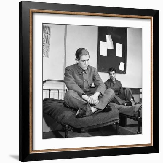 A Scene from the Terence Rattigan Play, Ross, Worksop College, Nottinghamshire, 1963-Michael Walters-Framed Photographic Print