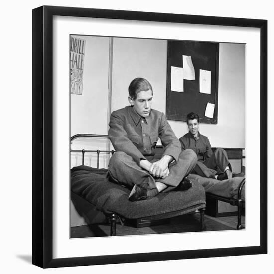 A Scene from the Terence Rattigan Play, Ross, Worksop College, Nottinghamshire, 1963-Michael Walters-Framed Photographic Print