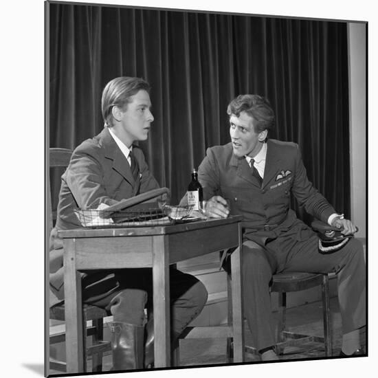 A Scene from the Terence Rattigan Play, Ross, Worksop College, Nottinghamshire, 1963-Michael Walters-Mounted Photographic Print