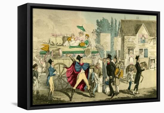 A Scene Full of Effect, without the Aid of Canvas-Theodore Lane-Framed Premier Image Canvas