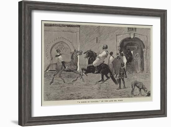 A Scene in Tangier-null-Framed Giclee Print