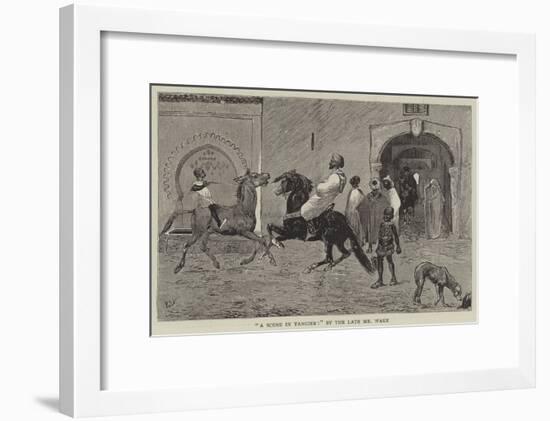 A Scene in Tangier-null-Framed Giclee Print