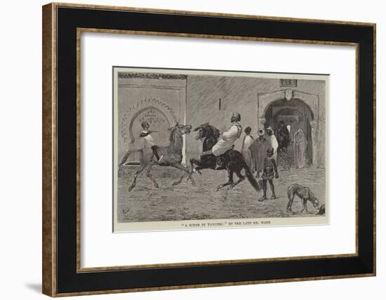 A Scene in Tangier-null-Framed Giclee Print