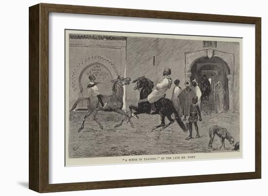 A Scene in Tangier-null-Framed Giclee Print