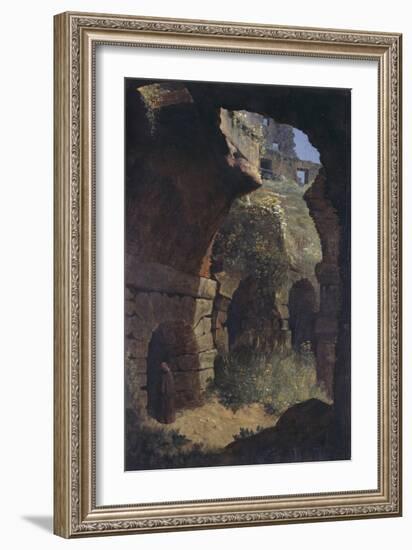 A Scene in the Colosseum, Rome-Thomas Jones-Framed Giclee Print