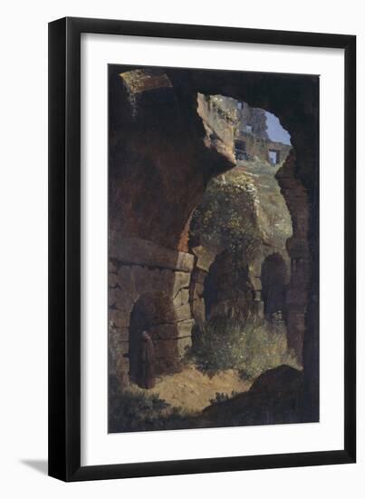 A Scene in the Colosseum, Rome-Thomas Jones-Framed Giclee Print