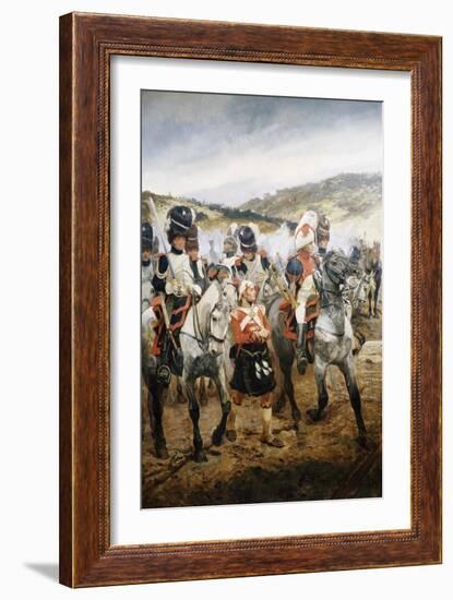 A Scene in the Napoleonic War-Richard Caton Woodville II-Framed Giclee Print