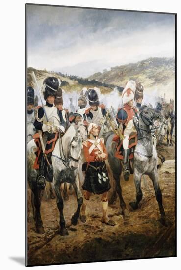 A Scene in the Napoleonic War-Richard Caton Woodville II-Mounted Giclee Print
