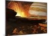 A Scene on Jupiter's Moon, Io, the Most Volcanic Body in the Solar System-Stocktrek Images-Mounted Photographic Print