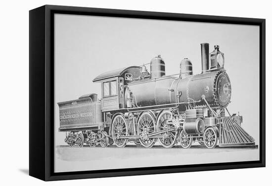 A Schenectady Locomotive-American School-Framed Premier Image Canvas