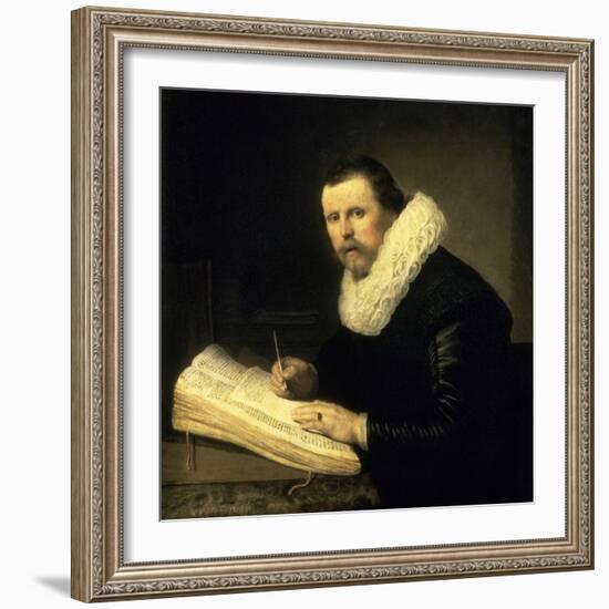 A Scholar-Rembrandt van Rijn-Framed Giclee Print