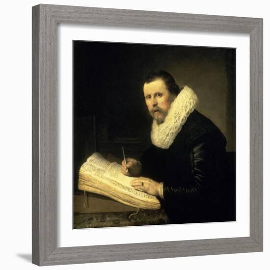 A Scholar-Rembrandt van Rijn-Framed Giclee Print