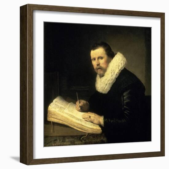 A Scholar-Rembrandt van Rijn-Framed Giclee Print