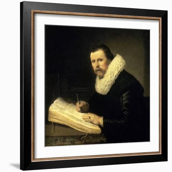 A Scholar-Rembrandt van Rijn-Framed Giclee Print