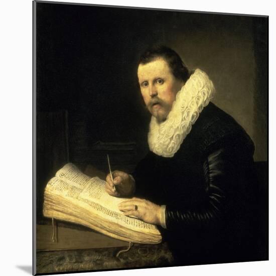 A Scholar-Rembrandt van Rijn-Mounted Giclee Print