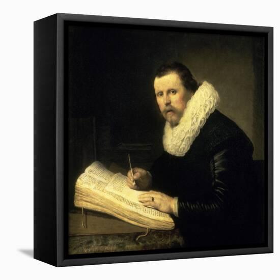 A Scholar-Rembrandt van Rijn-Framed Premier Image Canvas