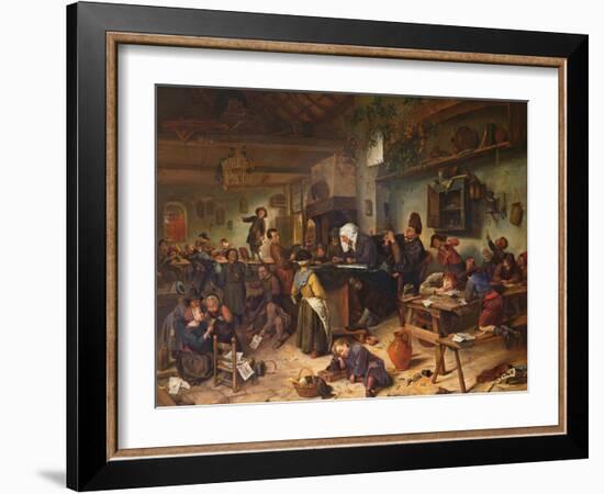 A School for Boys and Girls, C.1670-Jan Havicksz. Steen-Framed Giclee Print