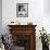 A Schoolboy Ponders over His Maths Homework-null-Framed Photographic Print displayed on a wall