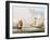 A Schooner and Other Shipping-Thomas Buttersworth-Framed Giclee Print