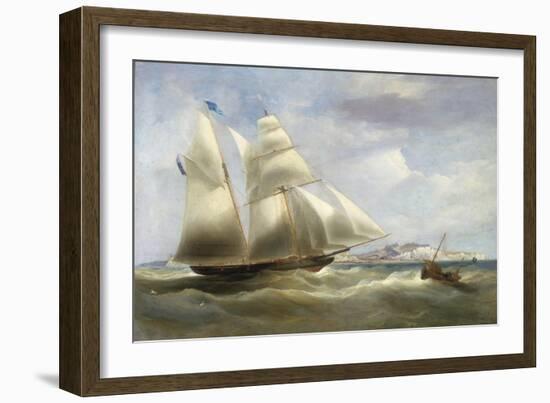 A Schooner off Dover, 1834-William John Huggins-Framed Giclee Print