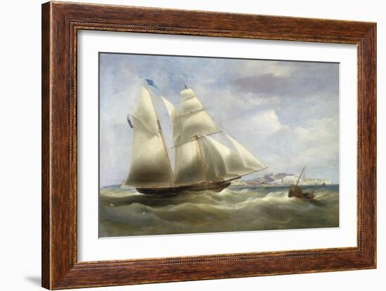 A Schooner off Dover, 1834-William John Huggins-Framed Giclee Print