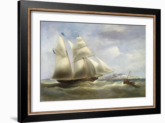 A Schooner off Dover, 1834-William John Huggins-Framed Giclee Print