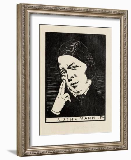 A Schumann, 1893-Félix Vallotton-Framed Giclee Print