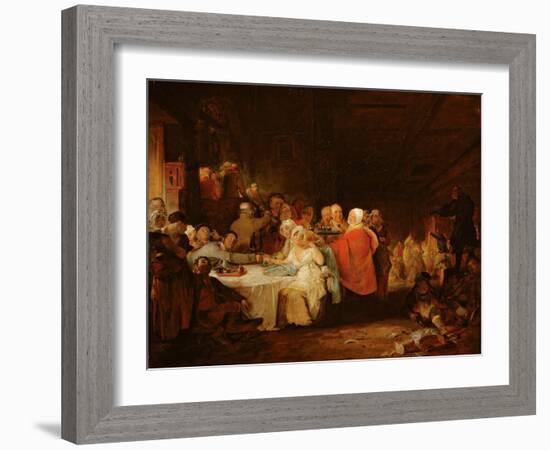 A Scotch Wedding, 1811 (Panel)-William Home Lizars-Framed Giclee Print