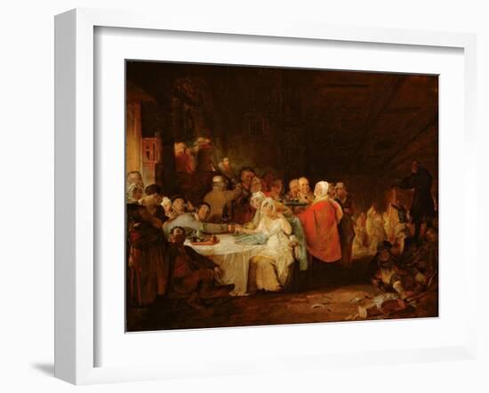 A Scotch Wedding, 1811 (Panel)-William Home Lizars-Framed Giclee Print