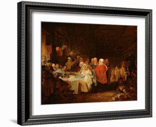 A Scotch Wedding, 1811 (Panel)-William Home Lizars-Framed Giclee Print