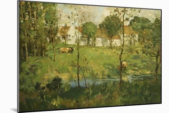 A Scottish Farm-James Whitelaw Hamilton-Mounted Giclee Print