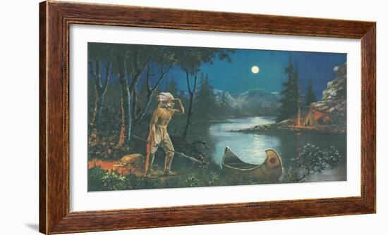 A Scout, In the Land of Hiawatha-Ambrose Reynaud-Framed Giclee Print