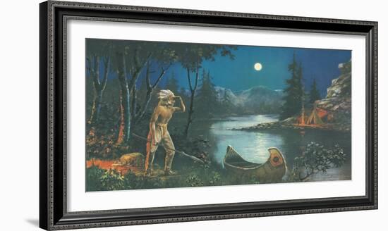 A Scout, In the Land of Hiawatha-Ambrose Reynaud-Framed Giclee Print