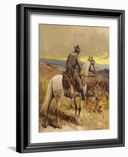 A Scout - North America-Frank Feller-Framed Giclee Print