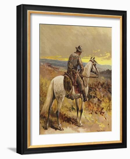 A Scout - North America-Frank Feller-Framed Giclee Print