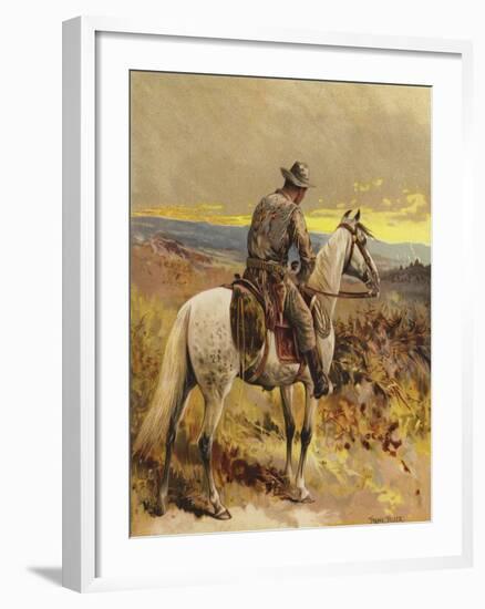 A Scout - North America-Frank Feller-Framed Giclee Print