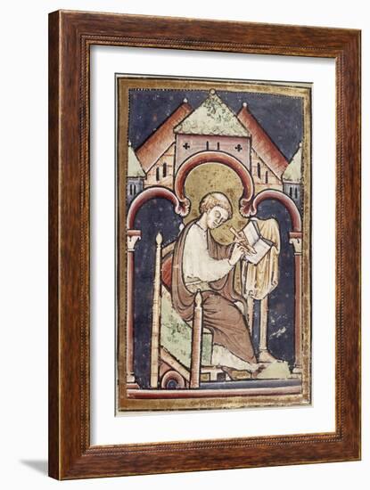 A Scribe Writing-null-Framed Giclee Print