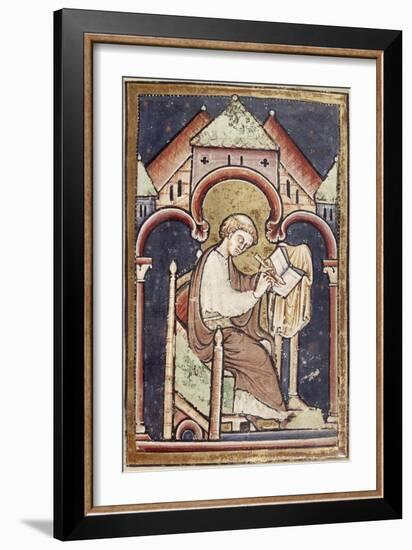 A Scribe Writing-null-Framed Giclee Print