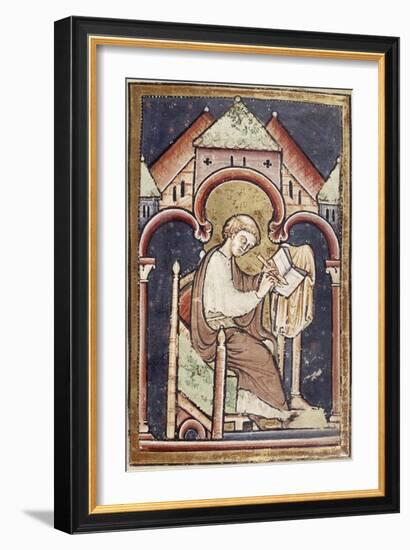 A Scribe Writing-null-Framed Giclee Print