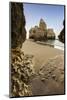 A Sea Cave Frames the Ocean and the Imposing Cliffs at Dawn, Praia Da Rocha, Portimao-Roberto Moiola-Mounted Photographic Print