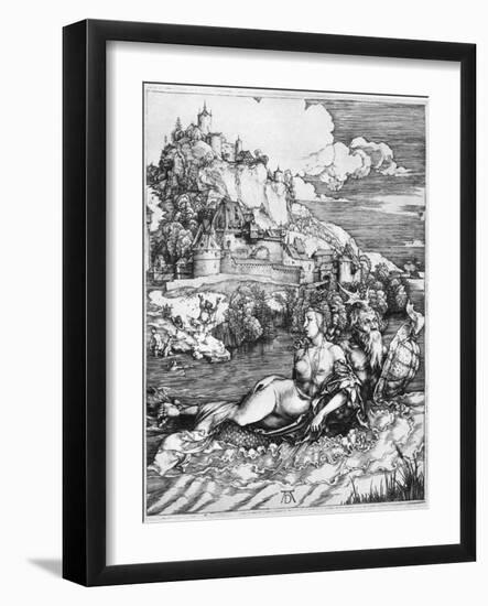 A Sea Monster Bearing Away a Princess, 1500-Albrecht Durer-Framed Giclee Print