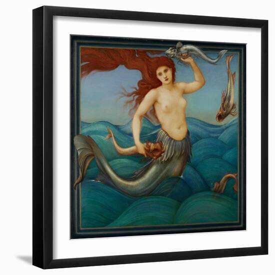 A Sea-Nymph, 1881-Edward Burne-Jones-Framed Giclee Print