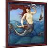 A Sea-Nymph-Edward Burne-Jones-Mounted Art Print