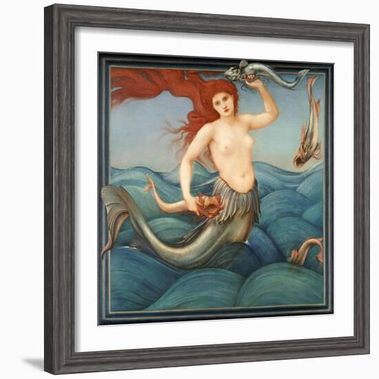 A Sea-Nymph-Edward Burne-Jones-Framed Giclee Print