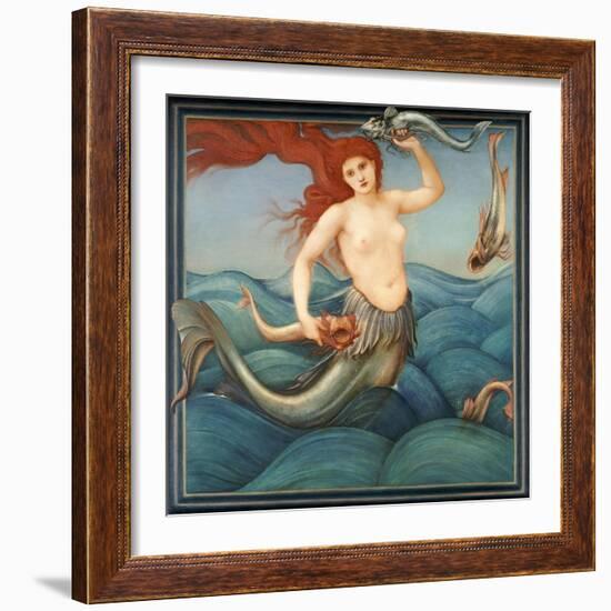 A Sea-Nymph-Edward Burne-Jones-Framed Giclee Print