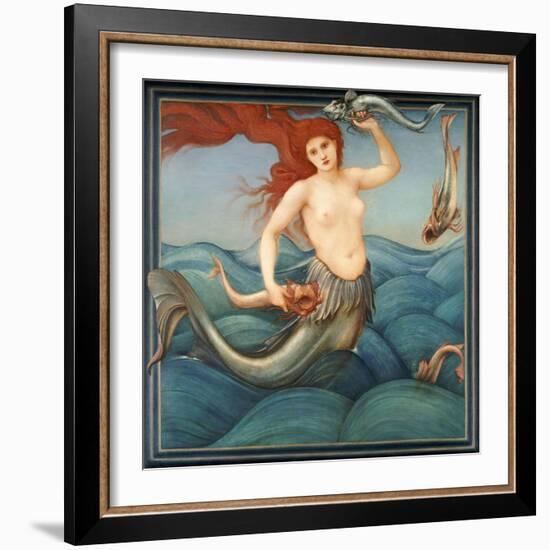 A Sea-Nymph-Edward Burne-Jones-Framed Giclee Print