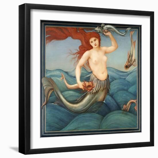 A Sea-Nymph-Edward Burne-Jones-Framed Giclee Print