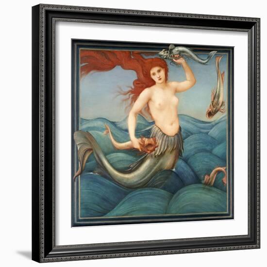 A Sea-Nymph-Edward Burne-Jones-Framed Giclee Print