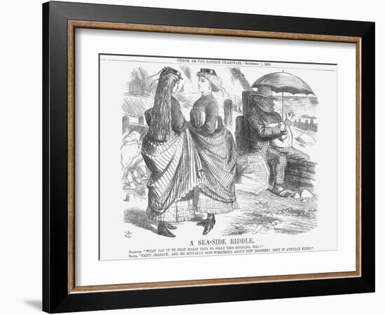 A Sea-Side Riddle, 1866-John Tenniel-Framed Giclee Print